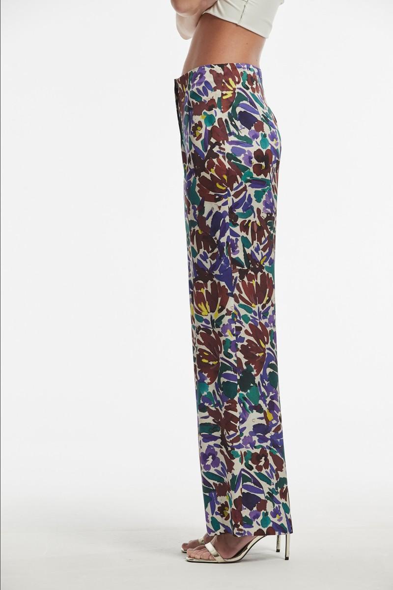 oky coky PANTALÓN VALTOR VISCOSA ESTAMPADO FLORAL Gran oferta