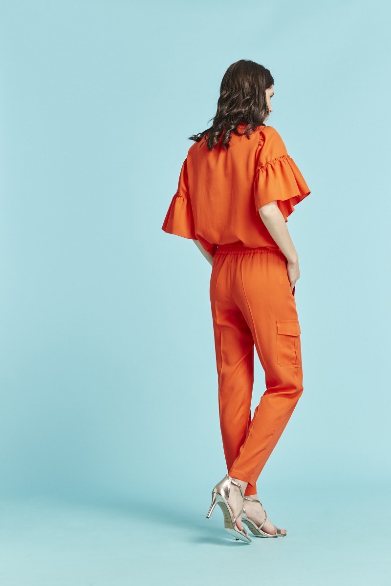 oky coky BLUSA VOLANTES ELVI TENCEL Últimos 3 días