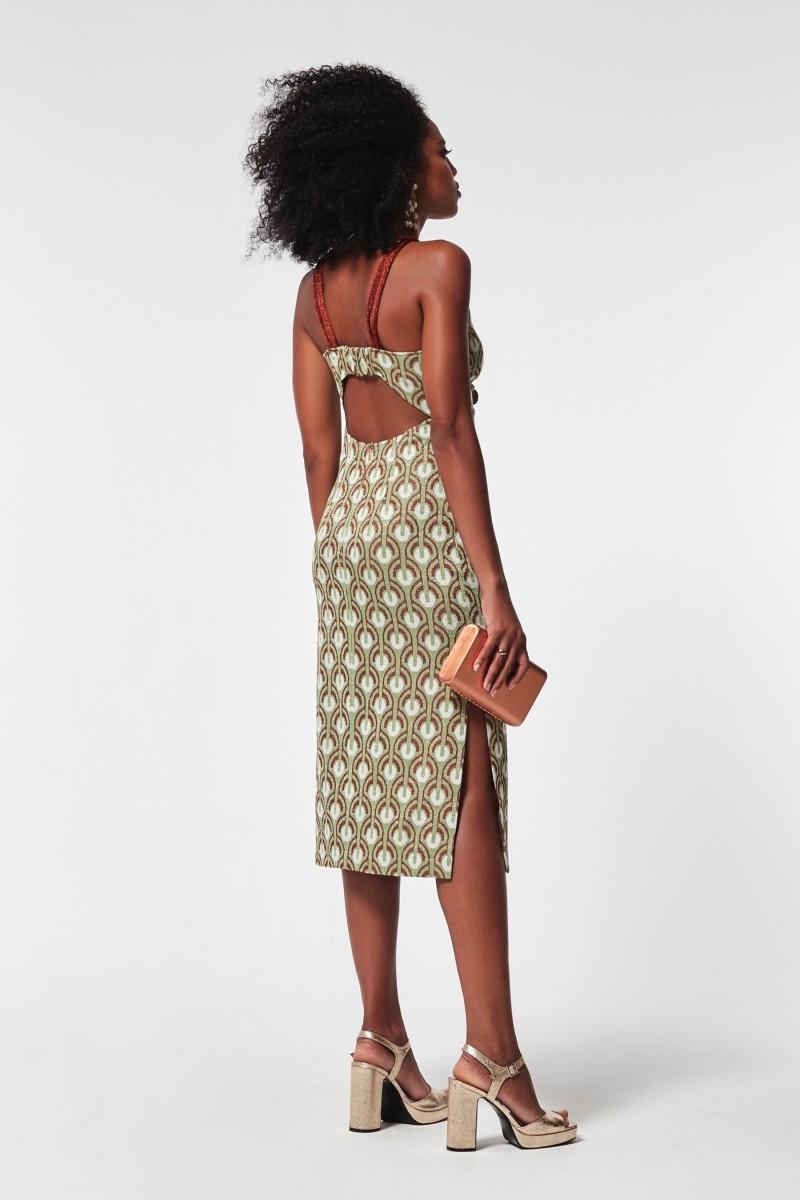 oky coky VESTIDO VEIDA PUNTO DE LUREX Precios de Black Friday