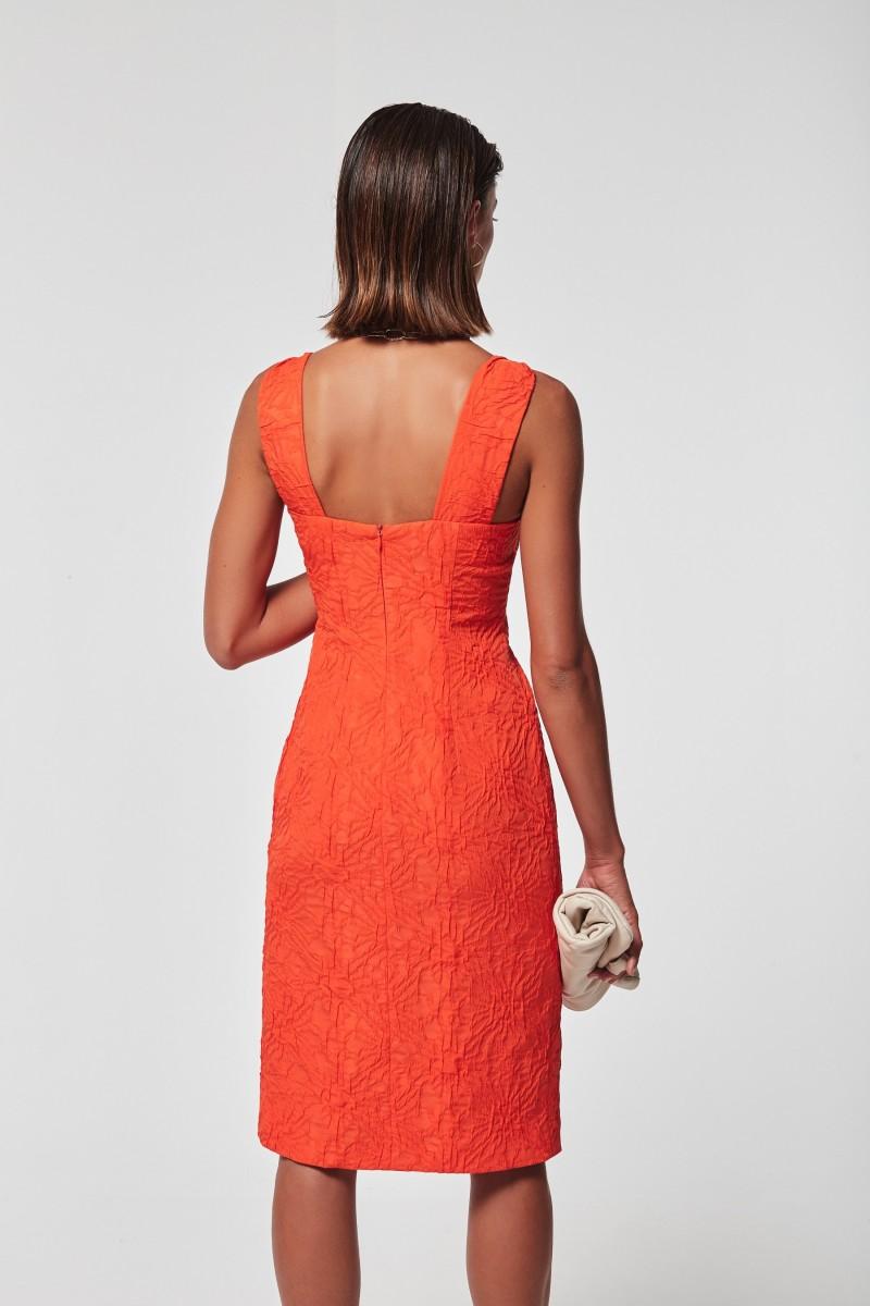 oky coky VESTIDO GAMEY JACQUARD DOBLE TEXTURA Ofertas de temporada