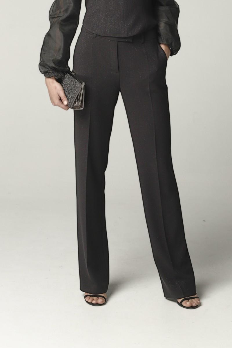 oky coky PANTALÓN RECTO TWAN PLANA DE LUREX Ofertas