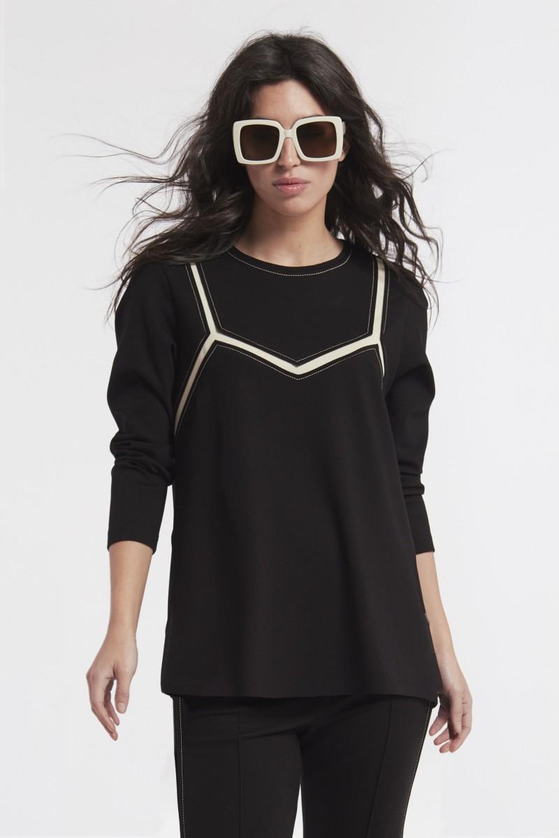 oky coky CAMISETA INTARSIA PUNTO ROMA LIGERO Tienda