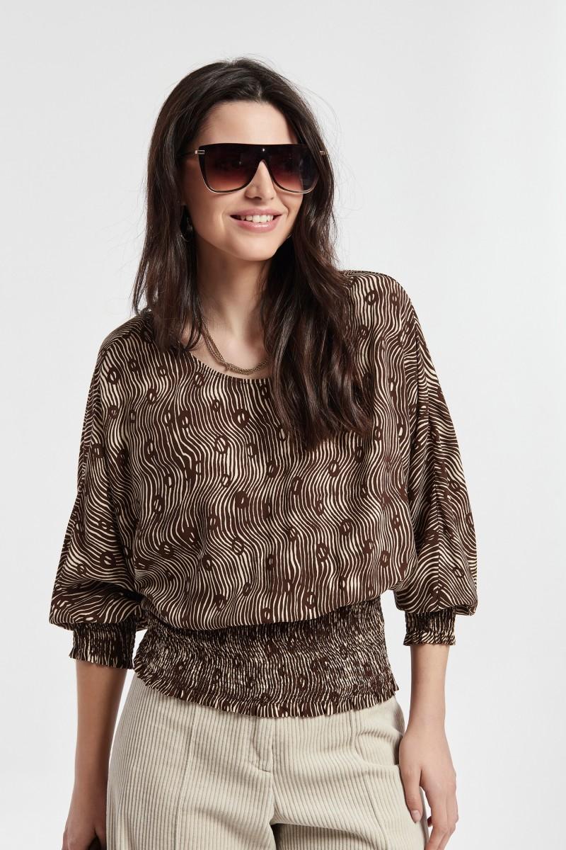 oky coky TOP PULPI VISCOSA ESTAMPADA