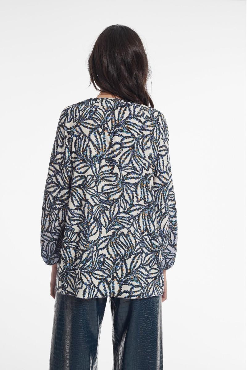 oky coky BLUSA MARNE SARGA LIGERA ESTAMPADA Devoluciones gratuitas