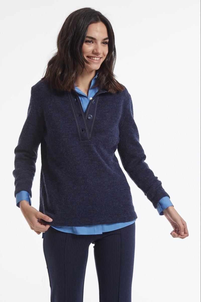 oky coky POLO MUTRA PUNTO TRICOT MELANGE 2025