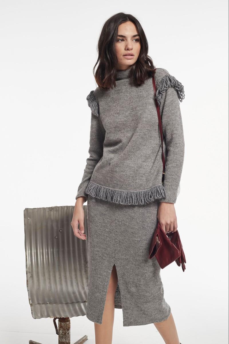 oky coky FALDA ARDEN PUNTO TRICOT MELANGE En línea