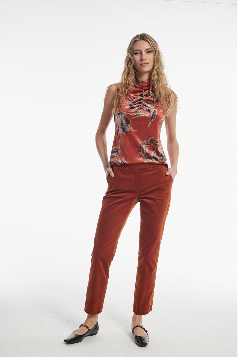 oky coky PANTALÓN CURAI VELVETON STRETCH Rebajas