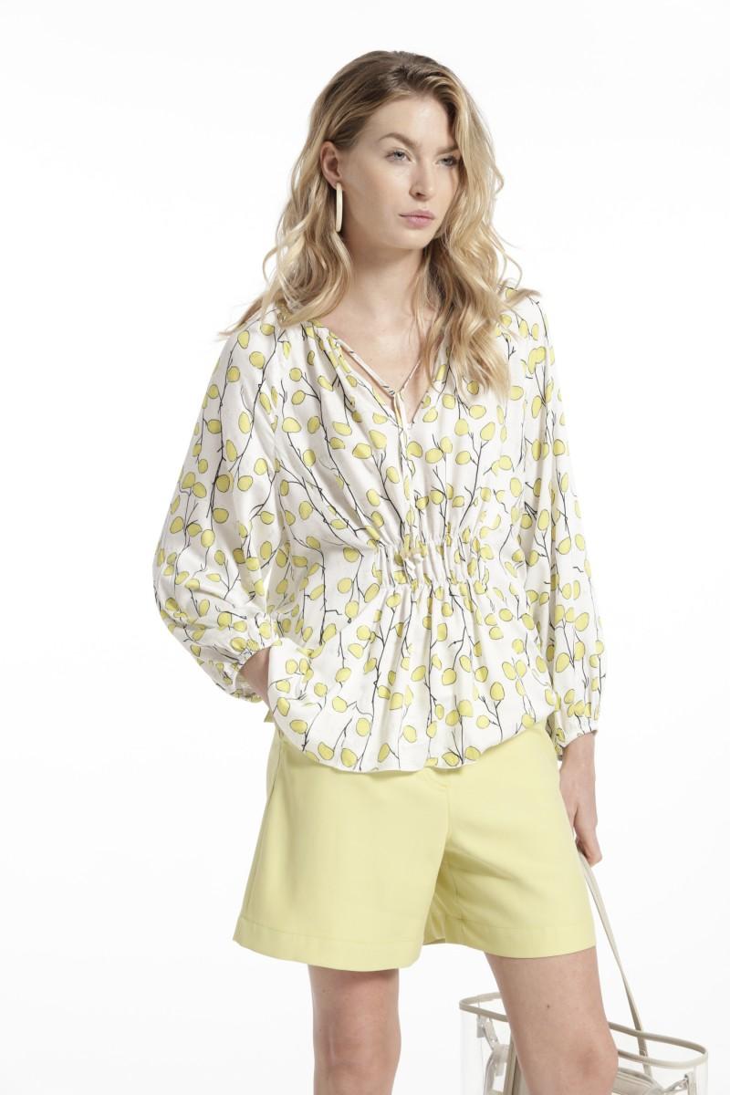 oky coky TOP AGREN VISCOSA ESTAMPADA