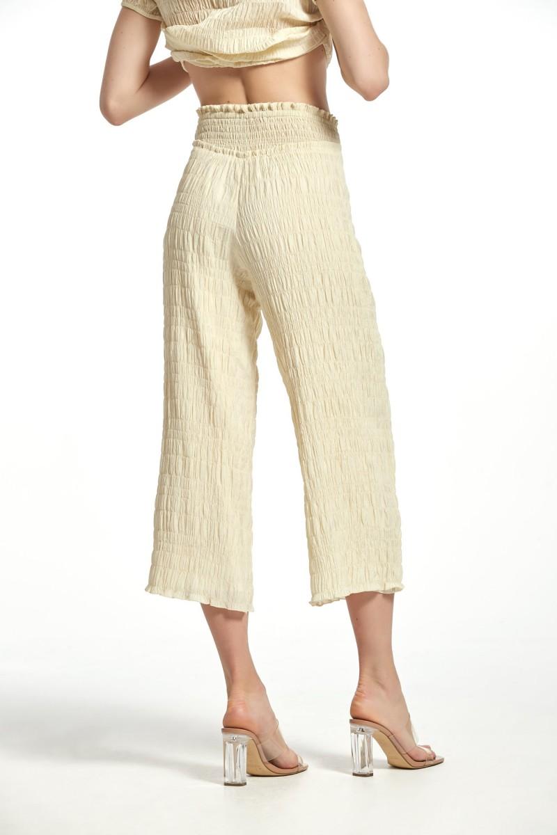 oky coky PANTALÓN BRUNO VOILE CON LINEAS DE GOMAS Ahorra y exporta