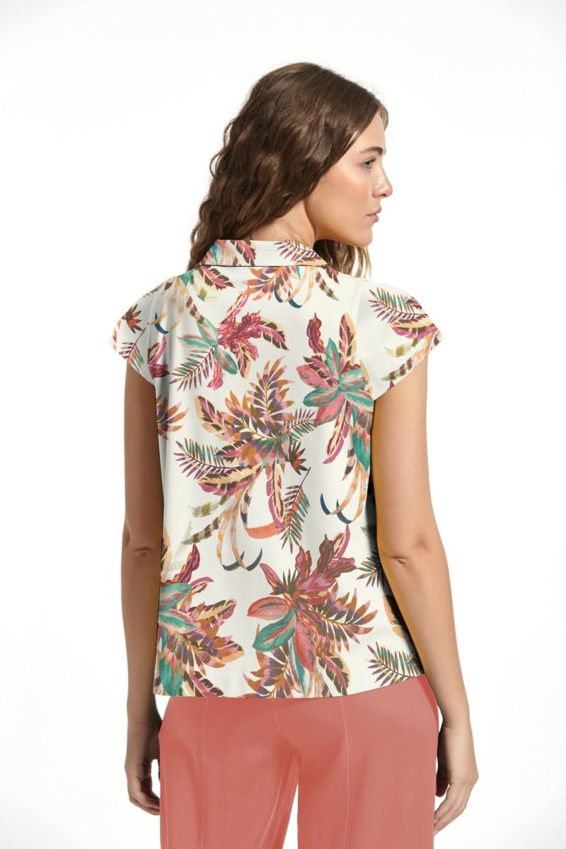 oky coky TOP ROGAN7 LINO STRETCH ESTAMPADO Precio ultrabajo