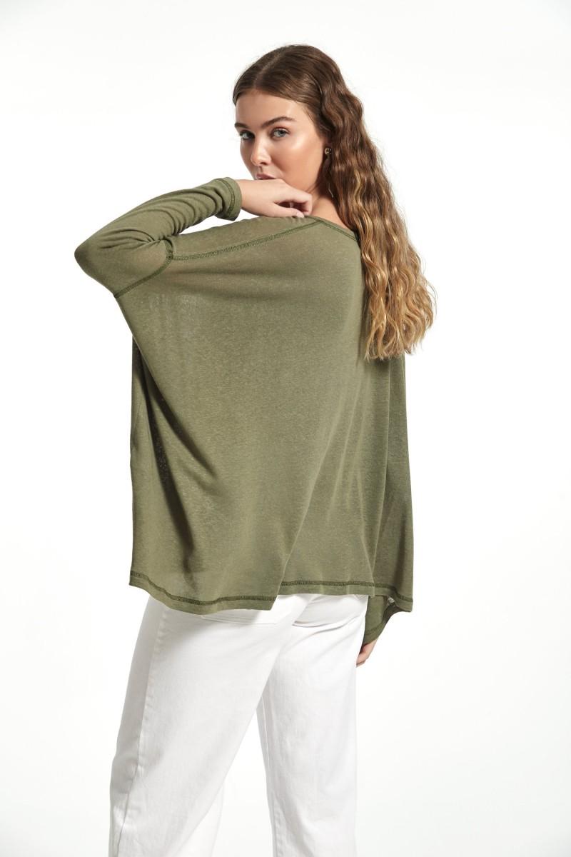 oky coky CAMISETA YUBUA PUNTO DE LINO RUSTICO Rebajas de fábrica