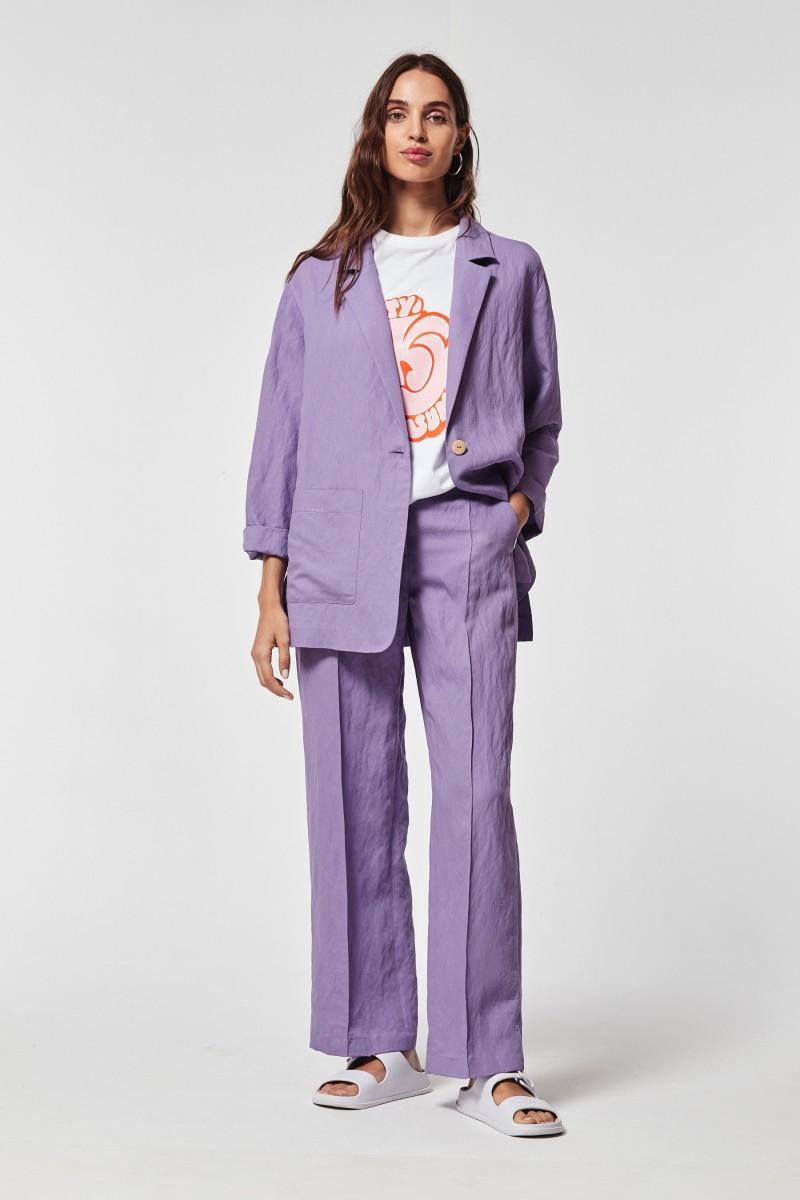 oky coky PANTALÓN TERCIO RAYA ESPIGA Tienda