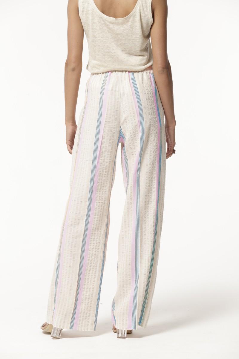 oky coky PANTALÓN CAOTO ALGODON ECO RAYAS Mejor oferta