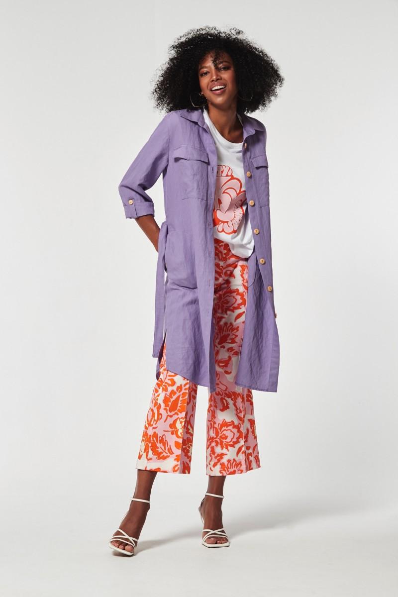 oky coky PANTALÓN ELADIO ALGODON STRETCH ESTAMPADO Rebajas online