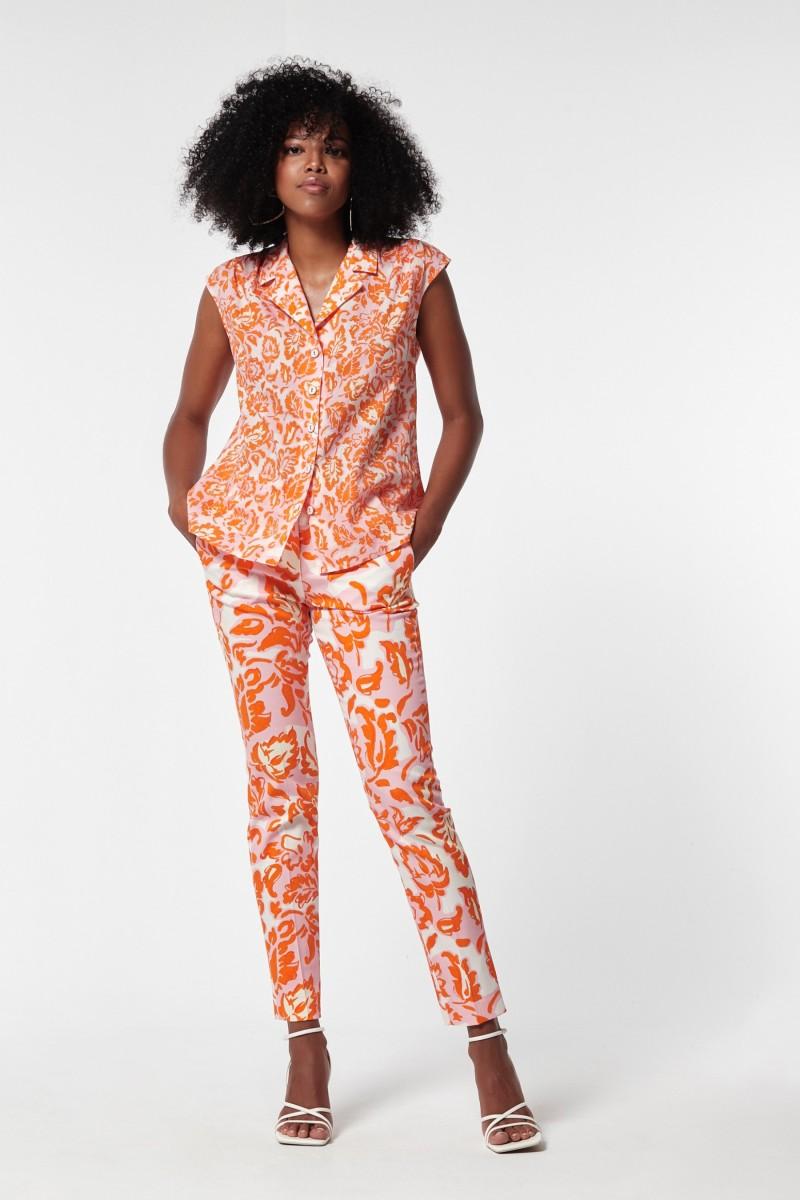 oky coky PANTALÓN COQUE ALGODON STRETCH ESTAMPADO Rebajas top