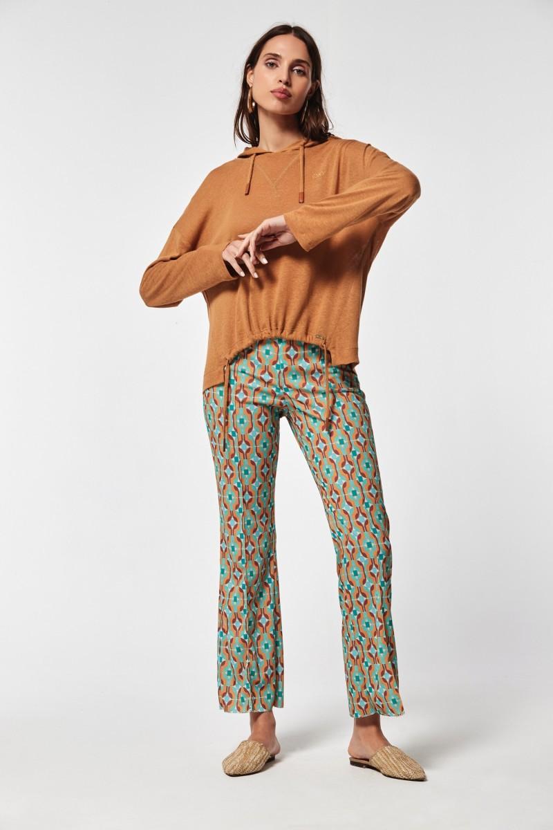 oky coky PANTALÓN HOLLIE PUNTO ESTAMPADO Oferta especial