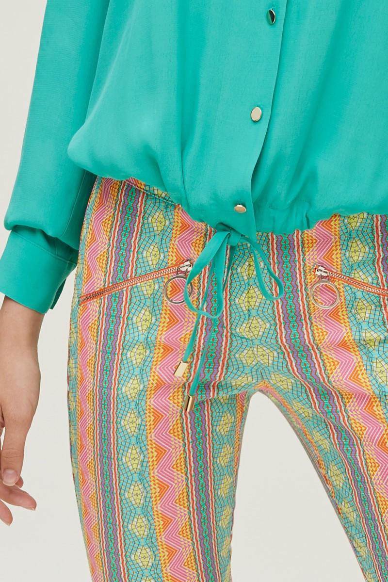 oky coky CAMISA CORDÓN CREPÉ MAROCAIN Último día