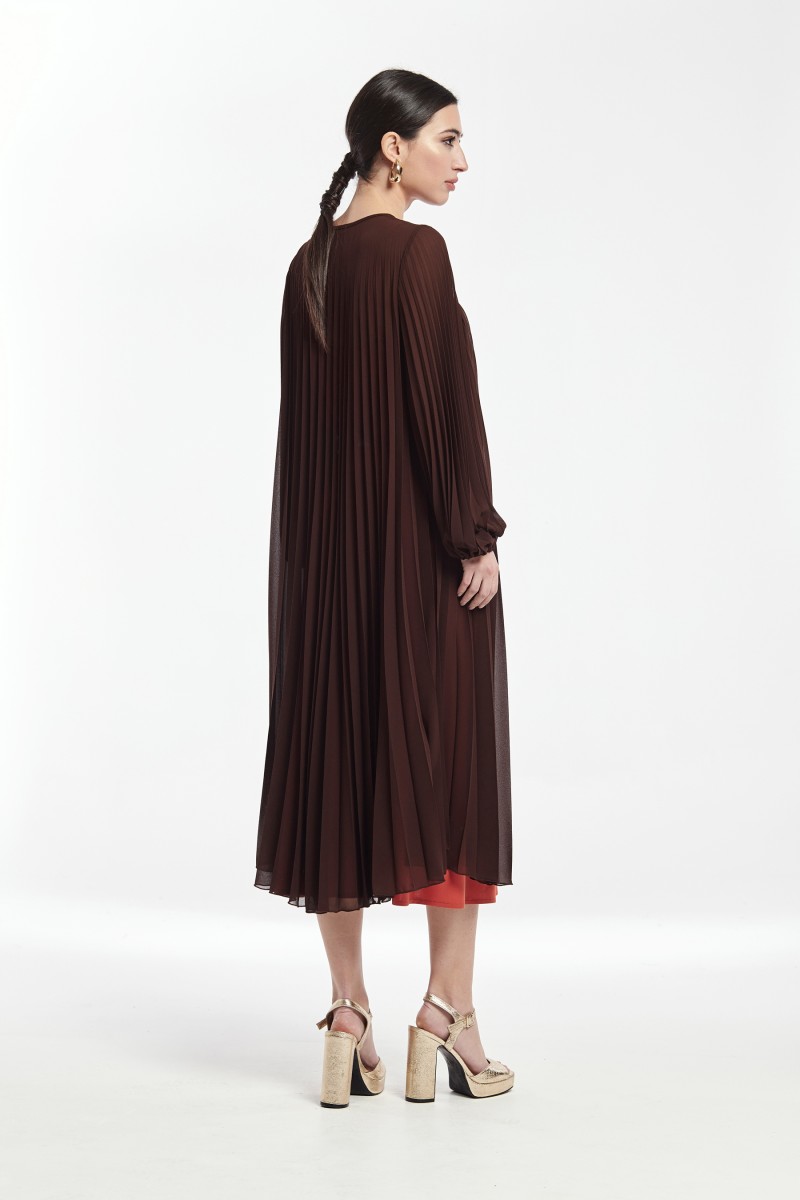 oky coky CAPA PLISADA MALAS GASA CHIFFON Ventas relámpago