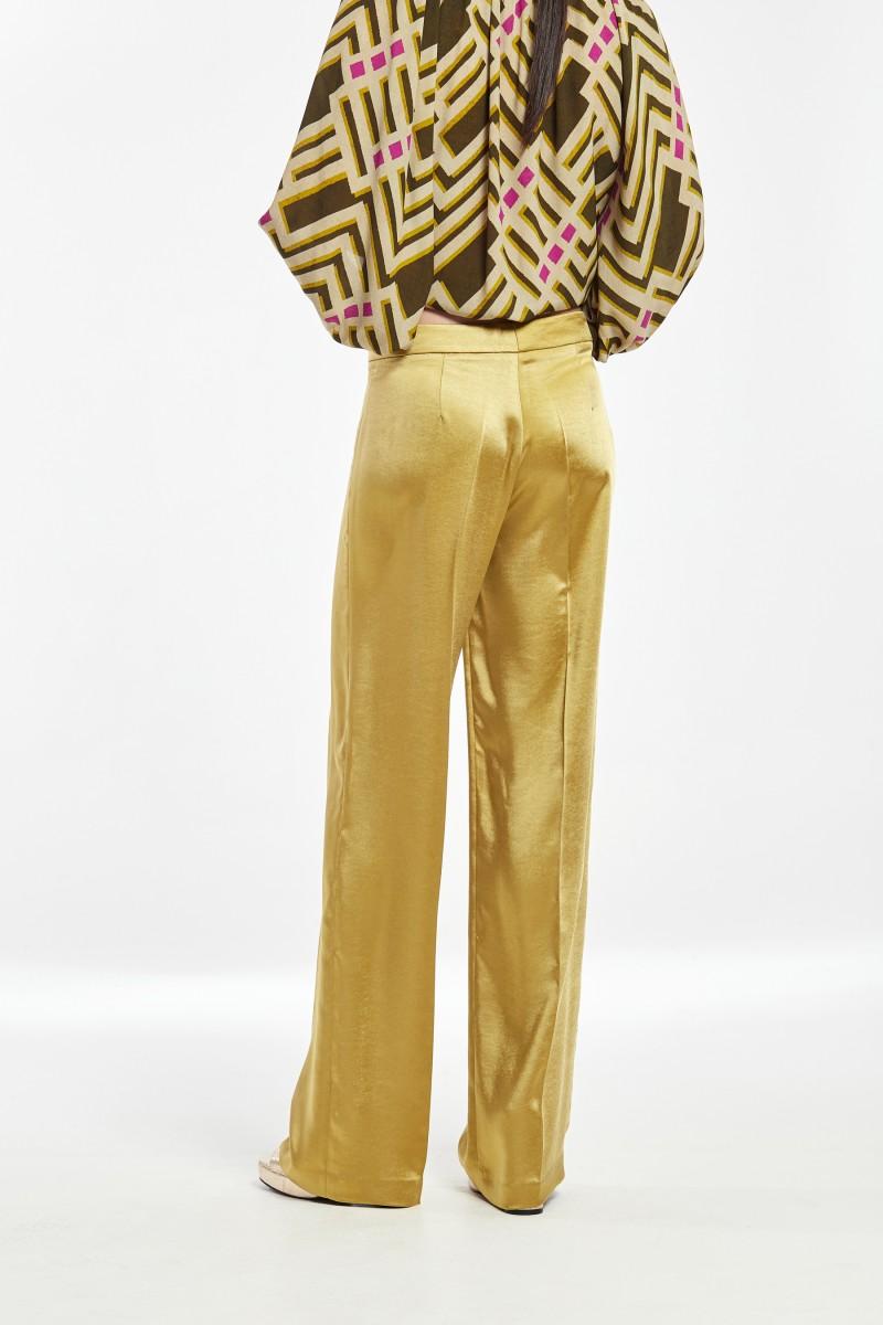 oky coky PANTALÓN ANCHO TIGRE SATEN VINTAGE STRETCH Últimos 3 días