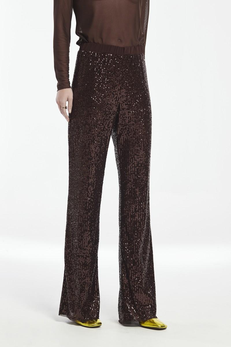 oky coky PANTALÓN ACAMPANADO VOMIL LENTEJUELA BRILLO