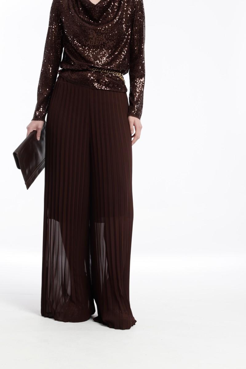 oky coky PANTALÓN PLISADO ASISA GASA CHIFFON