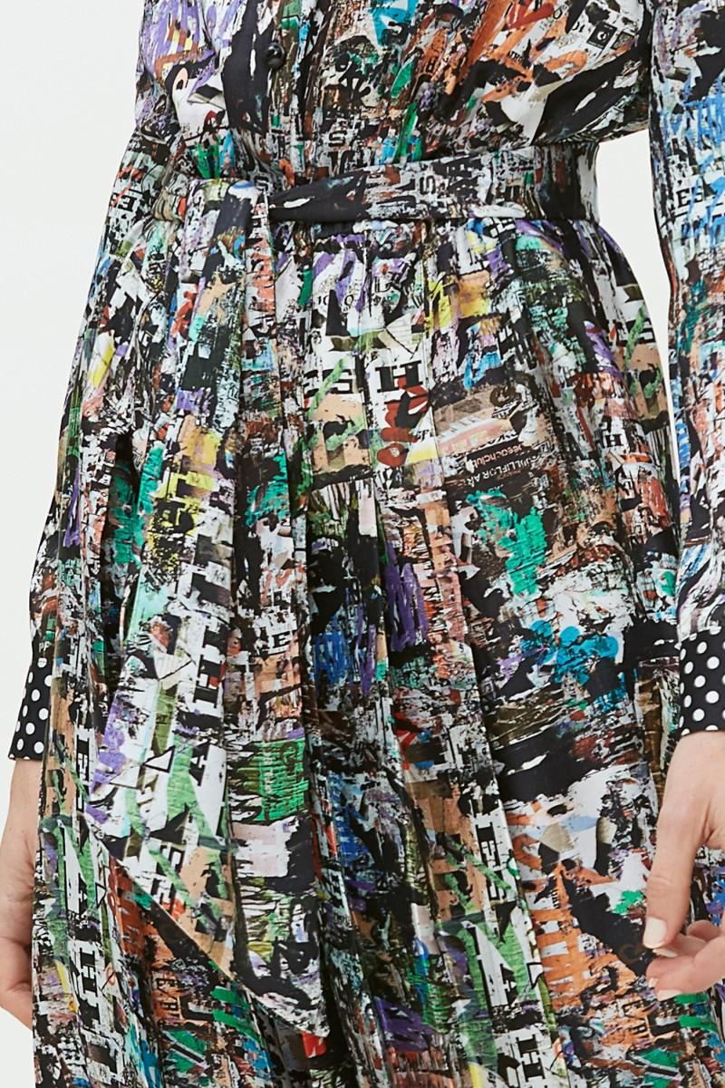 oky coky VESTIDO LARGO LAZADA-GRAFFITI MULTICOLOR Solo queda un día