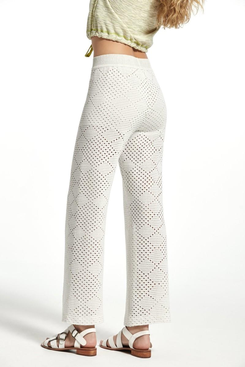 oky coky PANTALÓN IWIRA PUNTO EFECTO CROCHET Descuento