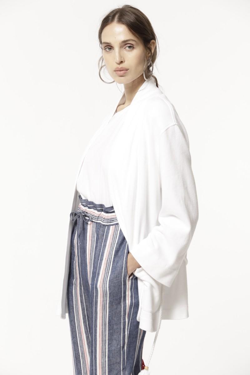 oky coky PANTALÓN DONGA LINO RAYAS En oferta