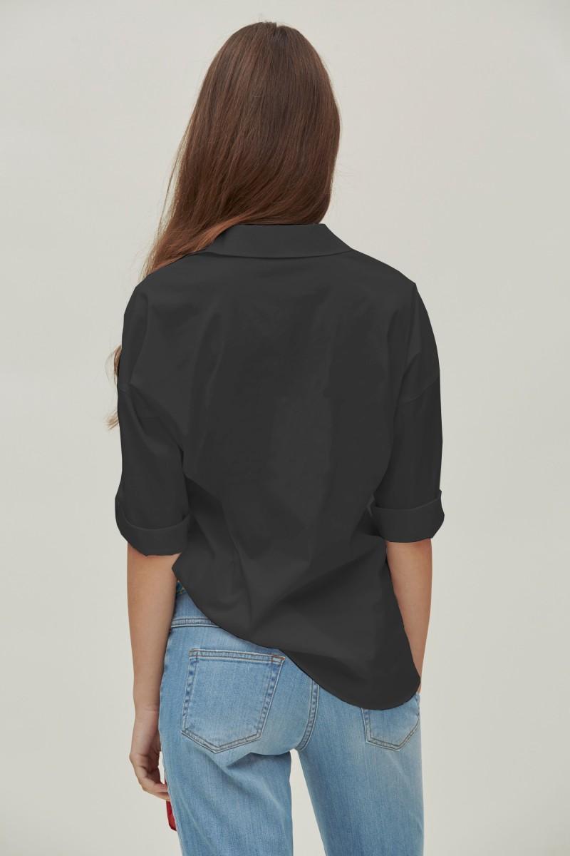 oky coky CAMISA BASICA EN POPELÍN STRETCH Grandes ahorros