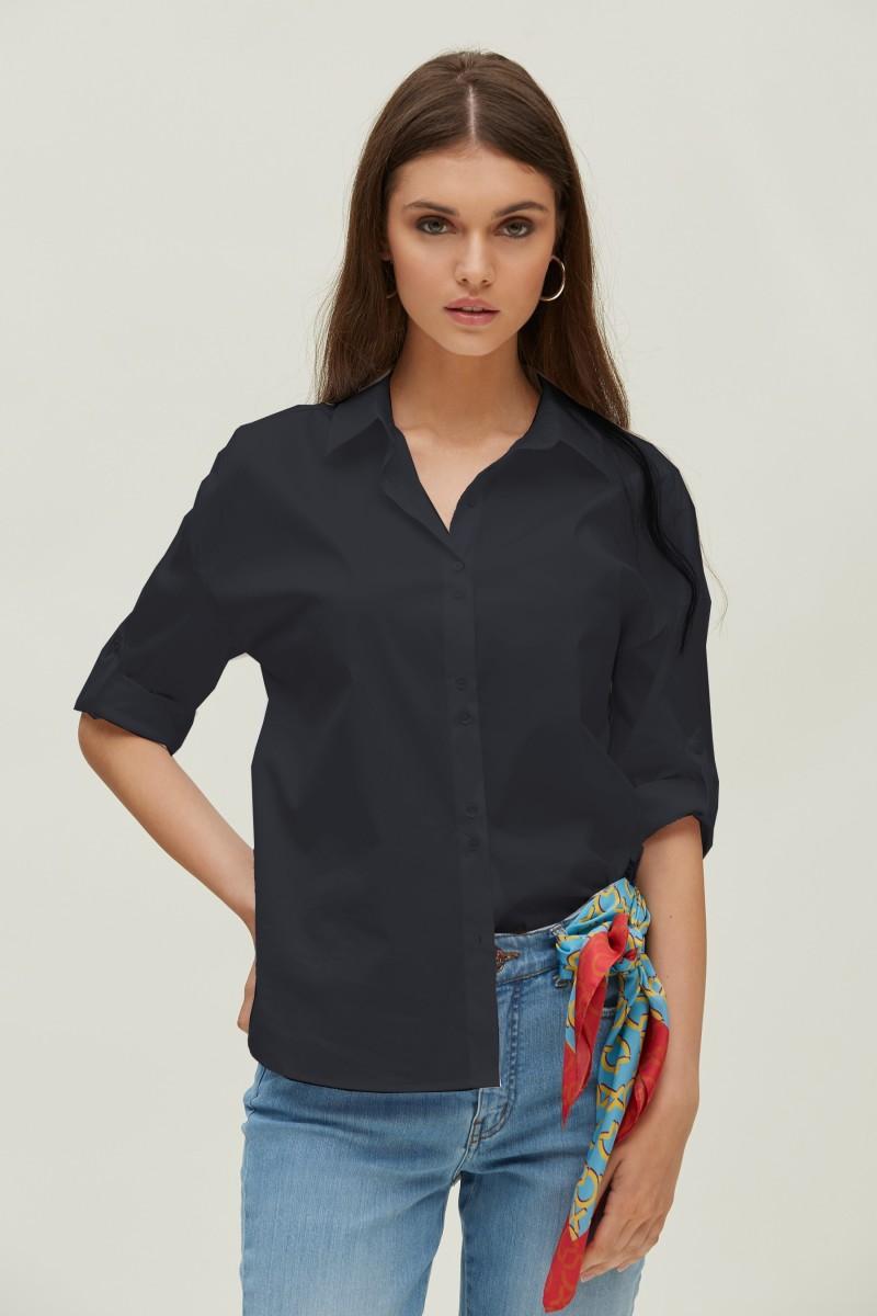 oky coky CAMISA BASICA EN POPELÍN STRETCH Grandes ahorros