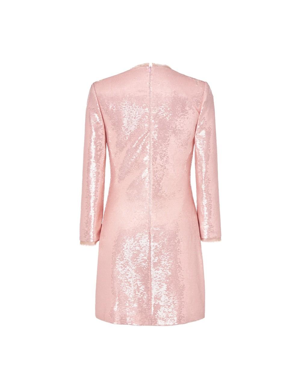 pertegaz Vestido manga larga lentejuelas bordado floral En oferta