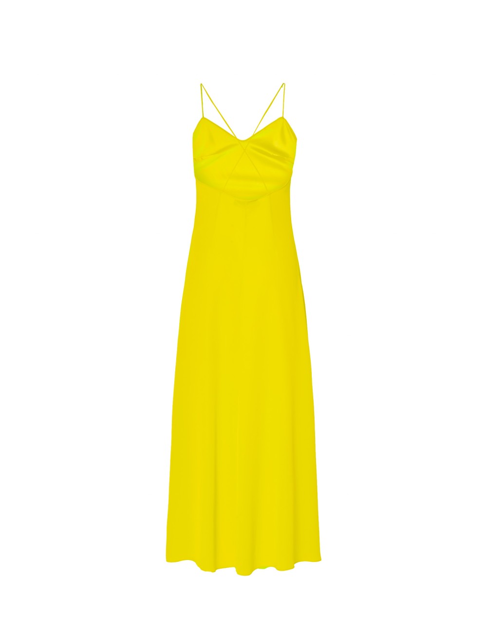 pertegaz Vestido lencero amarillo Descuento