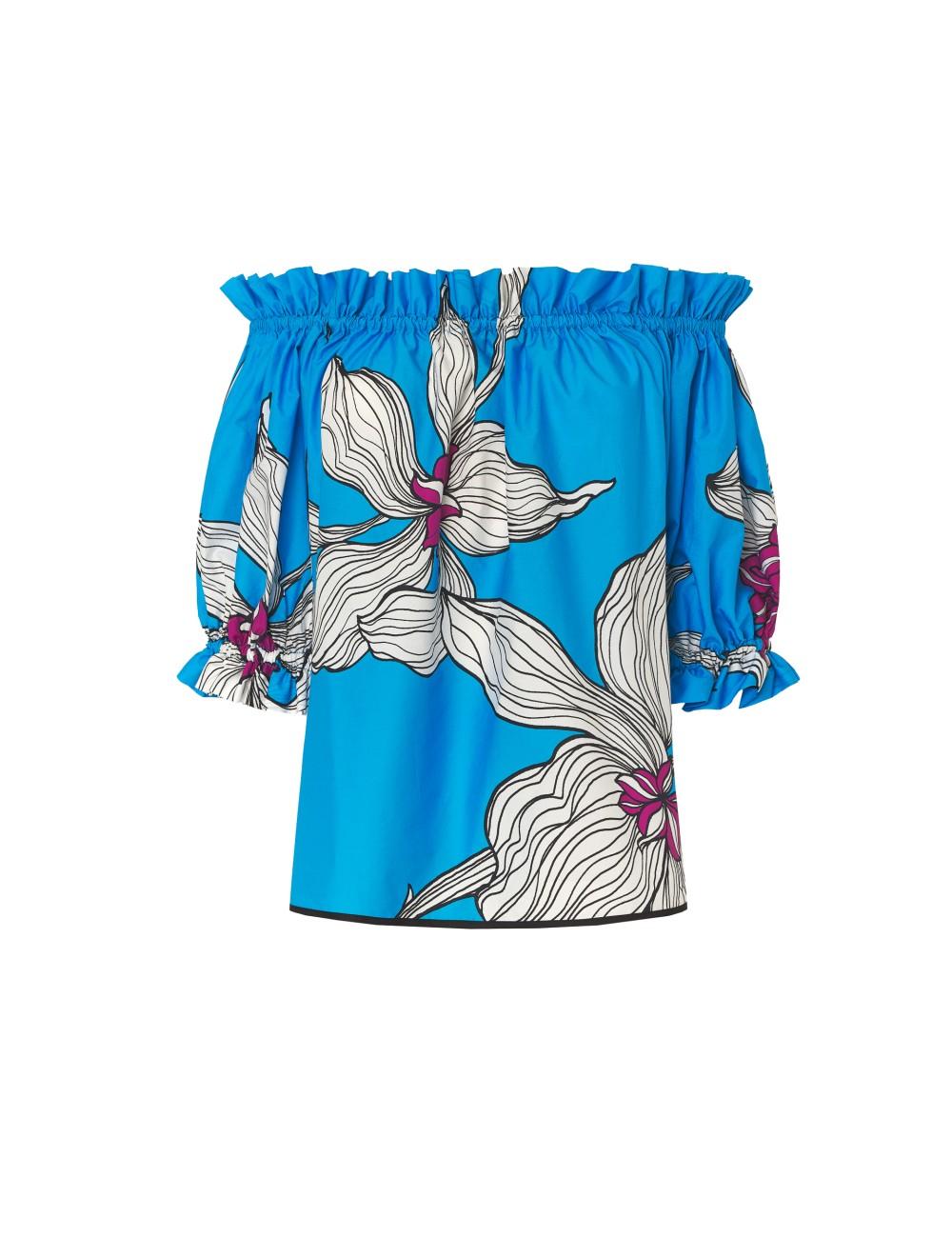 pertegaz Blusa estampada cuello barco Promoción trimestral