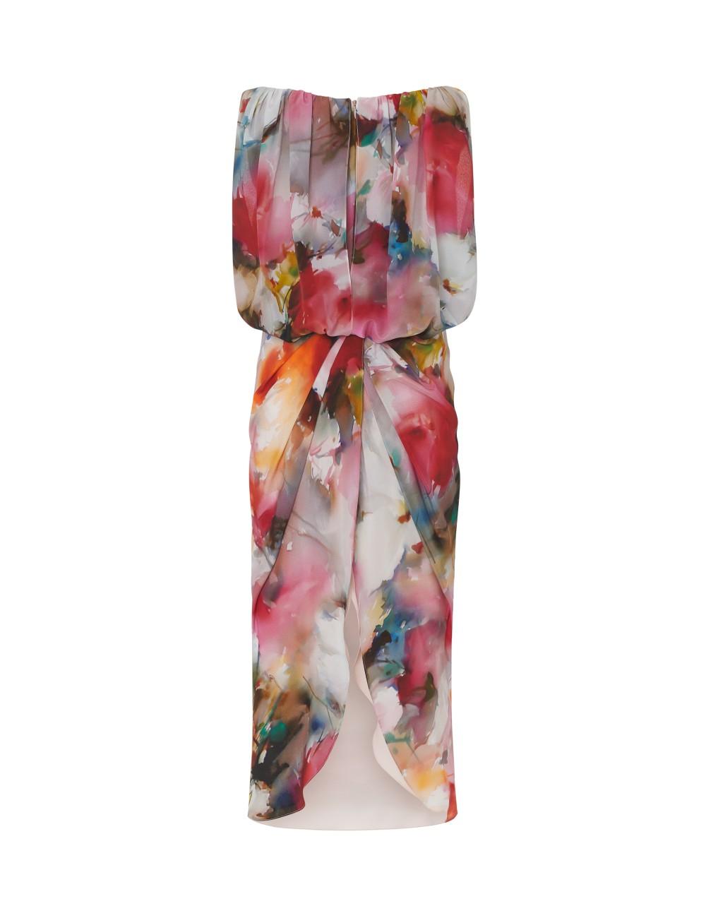 pertegaz Vestido estampado acuarela En línea