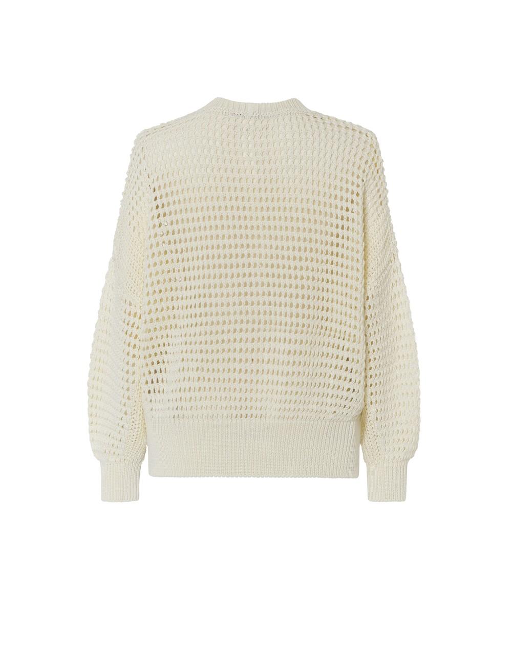pertegaz Chaqueta de punto oversize calados En oferta