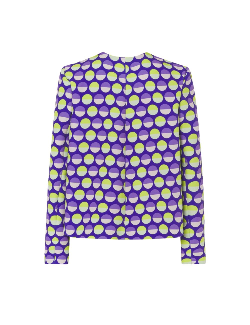 pertegaz Chaqueta corta capeada print lunares Ventas relámpago
