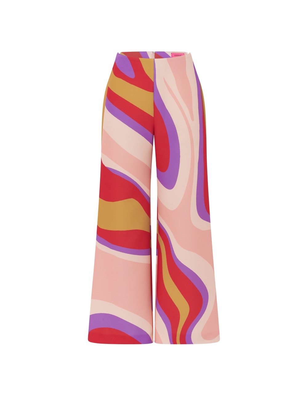 pertegaz Pantalón crepe print ondas Liquidación