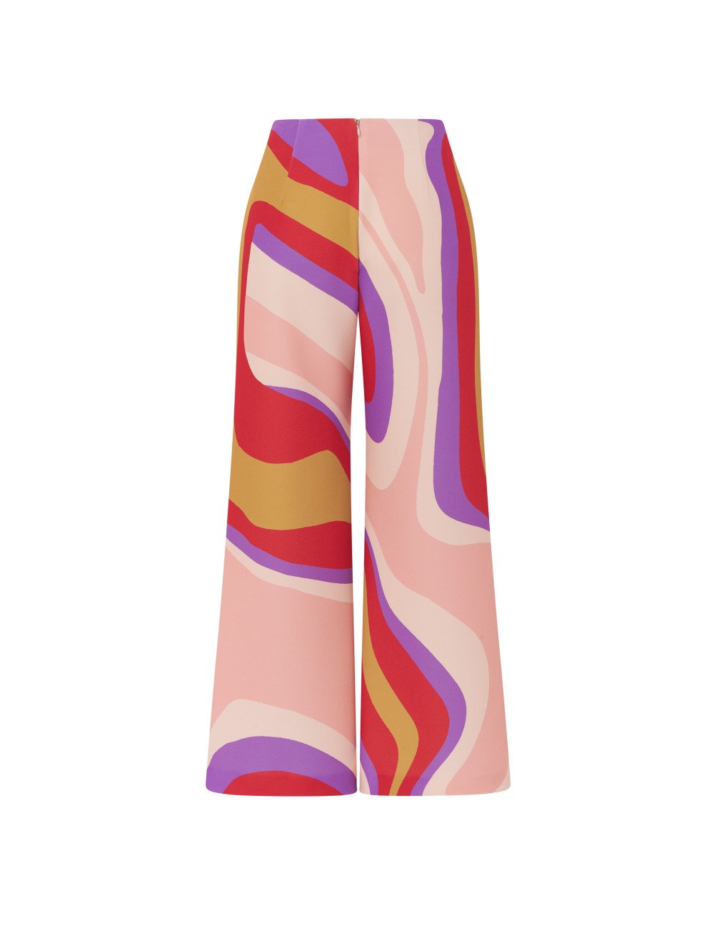 pertegaz Pantalón crepe print ondas Liquidación