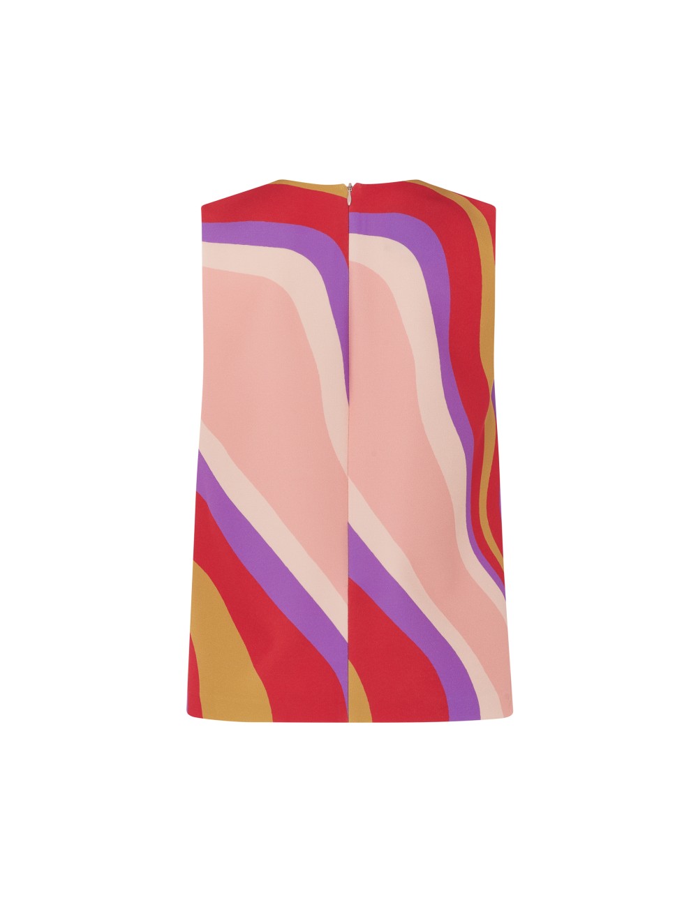 pertegaz Cuerpo crepe print ondas Rebajas top
