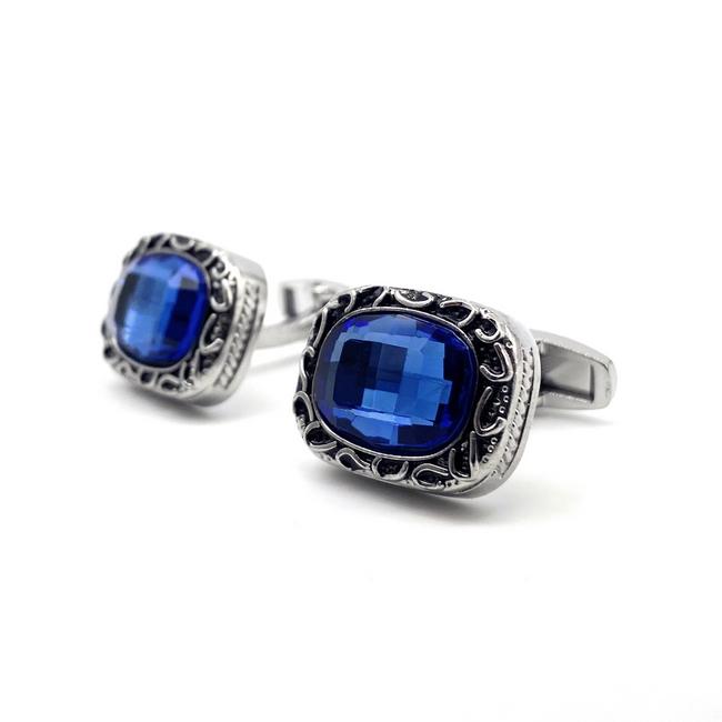 shlax & wing Blue Crystal Cufflinks for Men Business Gift Men’s Cuff Links 03 shlax & wing Blue Crystal Cufflinks for Men Business Gift Men’s Cuff Links 03