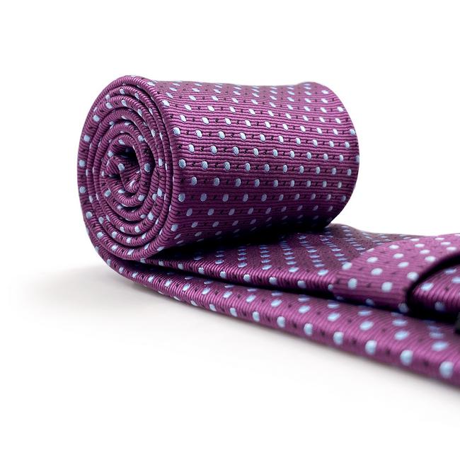 shlax & wing A66 Purple Dots Mens Neckties Fashion Wedding Acceossories Extra Long Size 63″ Ties Classic Party En línea
