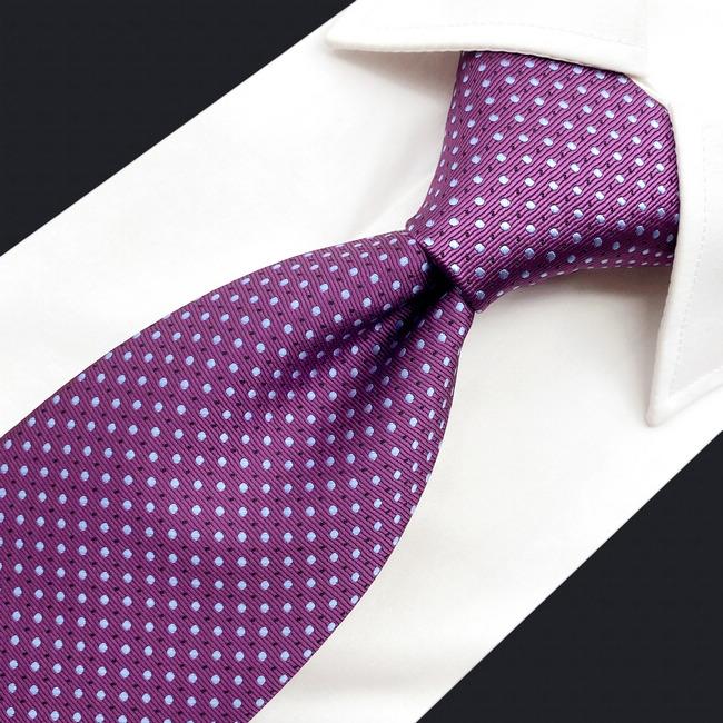 shlax & wing A66 Purple Dots Mens Neckties Fashion Wedding Acceossories Extra Long Size 63″ Ties Classic Party En línea