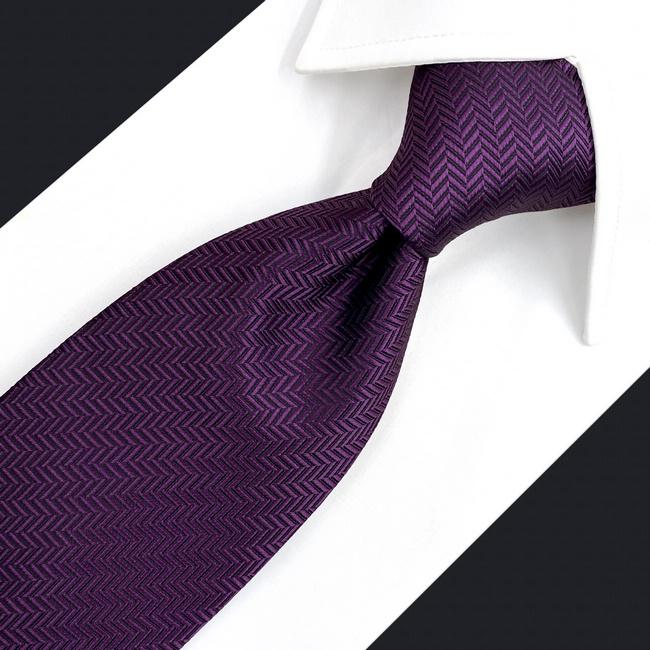 shlax & wing C11 Purple Solid Silk Mens Necktie Tie Wedding Classic Ties for male Dress Accessory Hanky extra long size Rebajas baratas