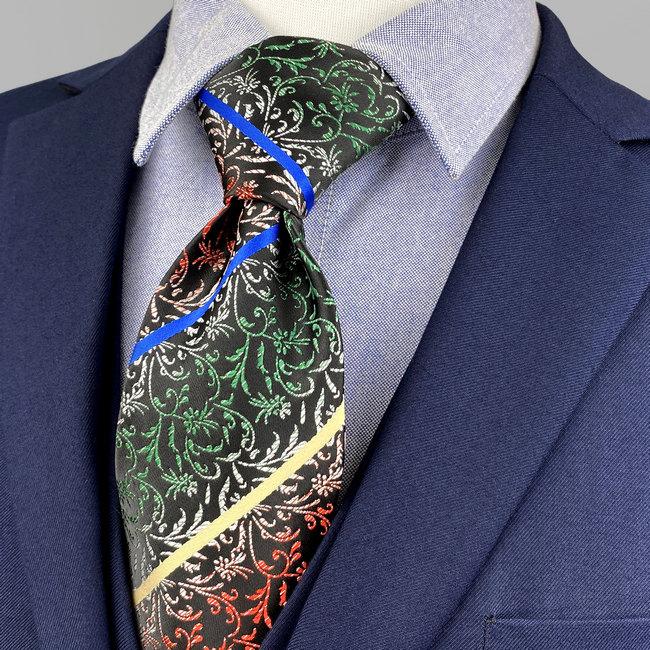 shlax & wing F28 Abstract Multicolor Mens Neckties Set Fashion Silk Extra long size Groom Liquidación