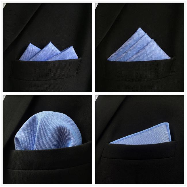 shlax & wing 5 Pieces Assorted Fashion Mens Pocket Square Classic Handkerchiefs Set 1-31 Últimos 3 días