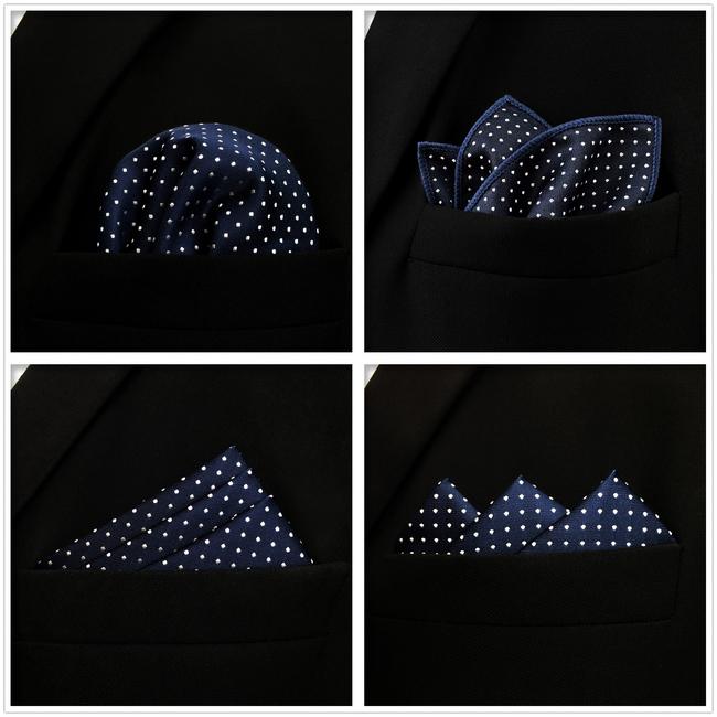 shlax & wing 5 Pieces Assorted Dots Fashion Mens Pocket Square Classic Handkerchiefs Set 2-13 COMPRAR AHORA