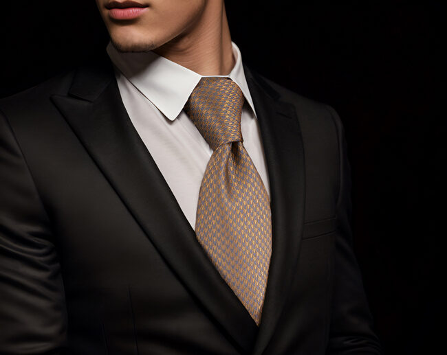 shlax & wing A44 Mens Neckties Brown Gray Houndstooth Fashion Classic Hankies Set Party Gift Tienda