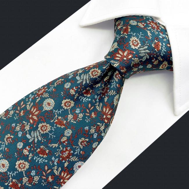 shlax & wing A52 Seaweed Green Floral Mens Neckties Hanky Set Classic Dress Extra Long Size Party Fashion Envío gratis