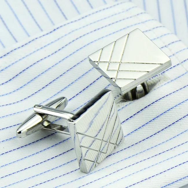 shlax & wing Square Polished Cufflinks for Men Cuff Links New Classic 74 COMPRAR AHORA
