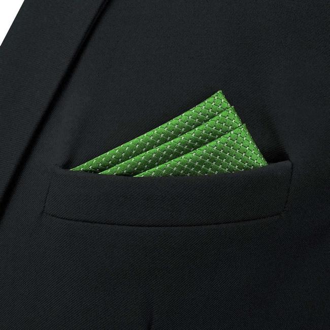 shlax & wing B50 Green Solid Mens Pocket Square Fashion Classic Wedding Handkerchief Dress Hanky Envío internacional gratuito